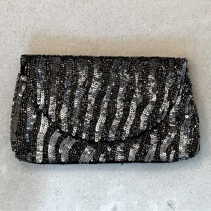 Chan Luu Small Sequined Clutch Bag - NEW